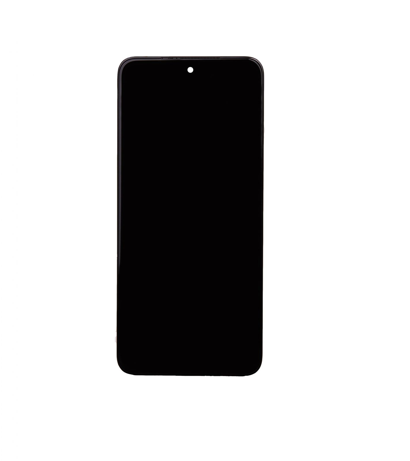 LCD Display + Dotyková Deska + Přední Kryt pro Xiaomi Redmi Note 11 NFC Black (Service Pack) - Originál