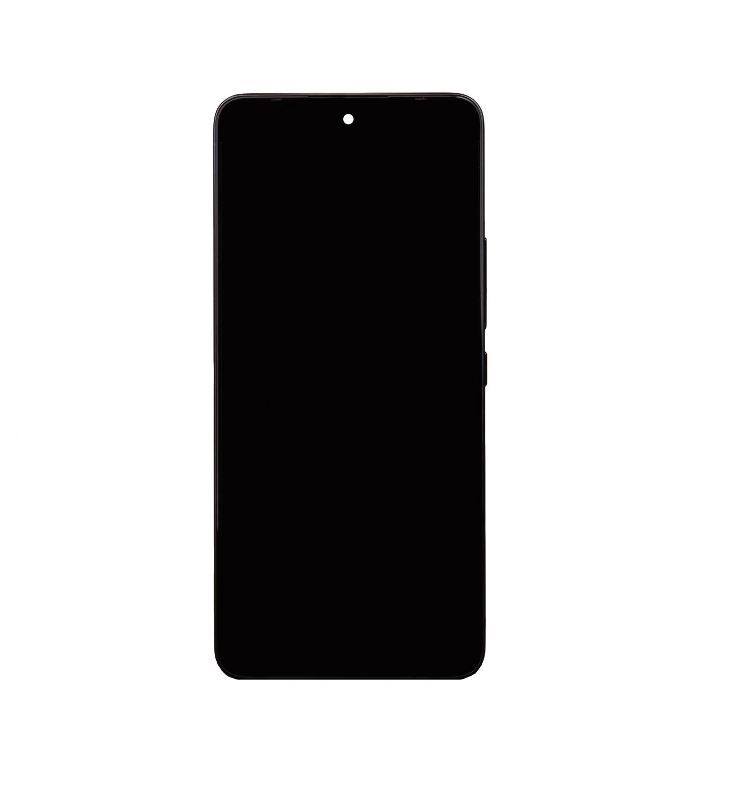LCD Display + Dotyková Deska + Přední Kryt pro Xiaomi 12 Lite Black (Service Pack) - Originál