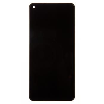 LCD Display + Dotyková Deska + Přední Kryt pro Xiaomi Redmi Note 9 Midnight Grey (Service Pack) - Originál