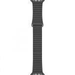 MXAA2AM/A Apple Watch 44mm Leather Loop Band Black (Medium)