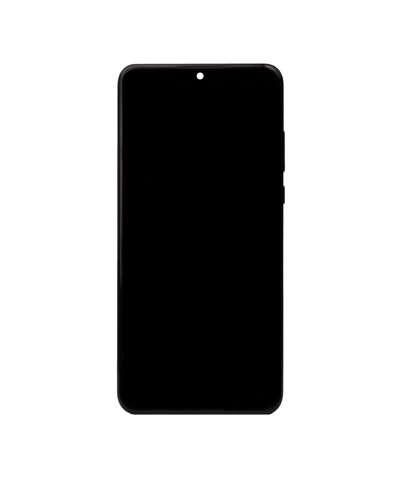 Huawei P30 Lite LCD Display + Dotyková Deska + Přední Kryt Black (pro 24MP foto) (Service Pack) - Originál