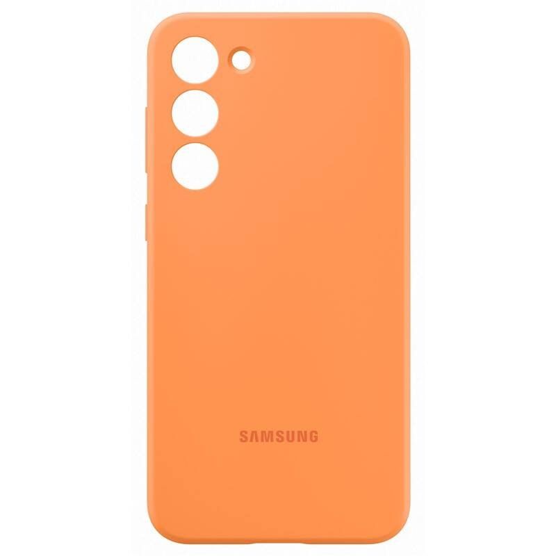 EF-PS916TOE Samsung Silikonový Kryt pro Galaxy S23+ Orange