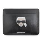 Karl Lagerfeld Head Embossed Computer Sleeve 13/14" Black (Pošk. Balení)