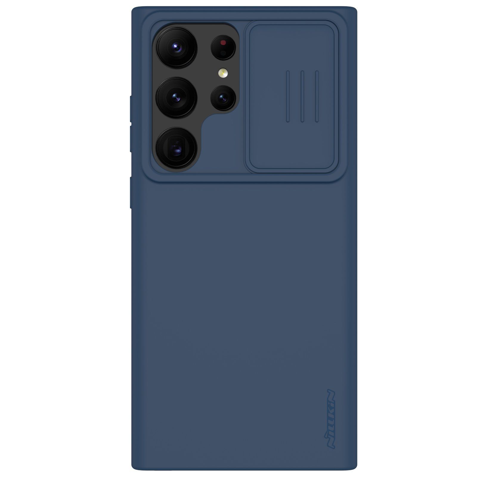 Nillkin CamShield Silky Silikonový Kryt pro Samsung Galaxy S23 Ultra Midnight Blue
