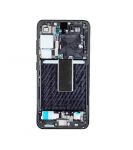 Samsung S911B Galaxy S23 Středový Rámeček Black (Service Pack) - Originál
