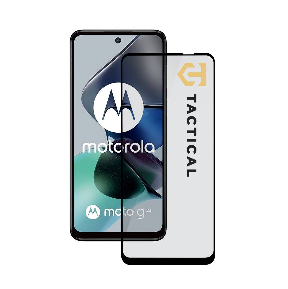 Tactical Glass Shield 5D sklo pro Motorola G23 Black 8596311207853