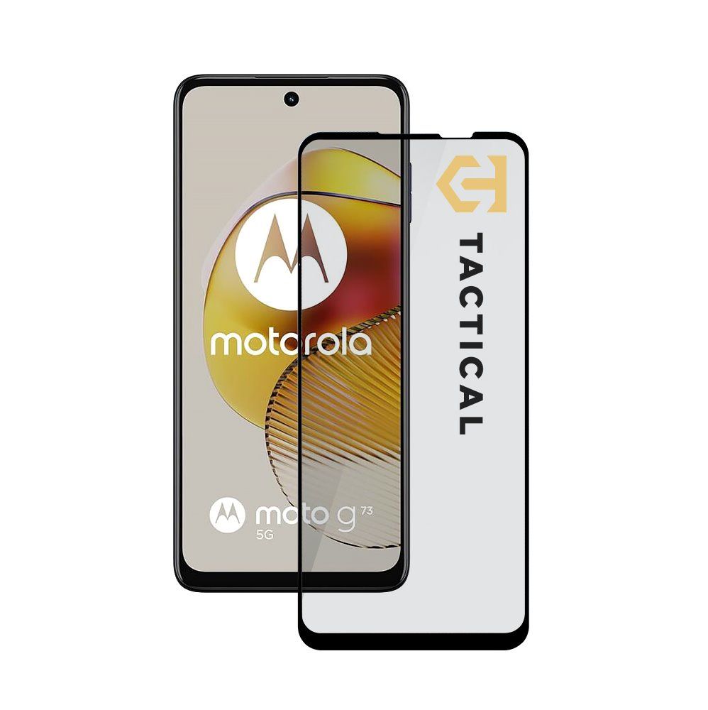 Tactical Glass Shield 5D sklo pro Motorola G73 Black 8596311207914