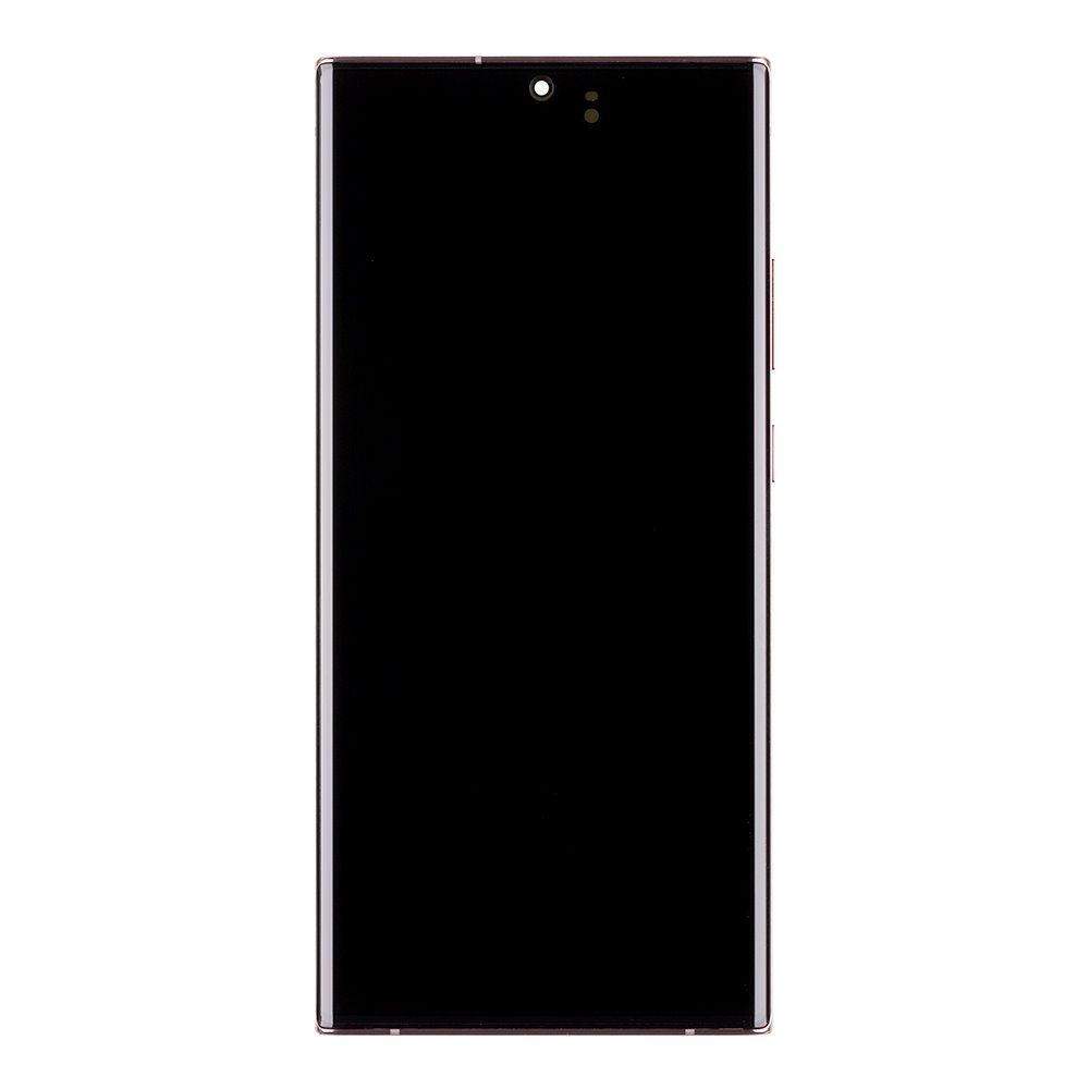 LCD Display + Dotyková Deska + Přední Kryt Samsung N986 Galaxy Note 20 Ultra 5G Mystic Bronze No Camera (Service Pack) - Originál