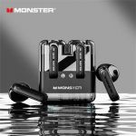Monster XKT12 TWS Bezdrátová Sluchátka Black (Pošk. Balení)