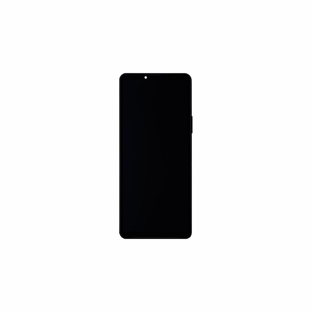 LCD Display + Dotyková Deska + Přední Kryt Sony Xperia 10 V Black (Service Pack) - Originál Sony Mobile