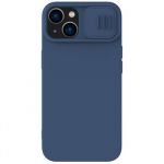Nillkin CamShield Silky Silikonový Kryt pro Apple iPhone 15 Midnight Blue