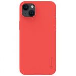 Nillkin Super Frosted PRO Zadní Kryt pro Apple iPhone 15 Plus Red (Without Logo Cutout)