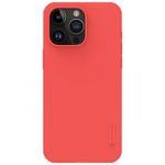 Nillkin Super Frosted PRO Zadní Kryt pro Apple iPhone 15 Pro Max Red (Without Logo Cutout)