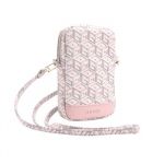 Guess PU G Cube Walltet Phone Bag Zipper Pink