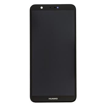 Huawei P Smart LCD Display + Dotyková Deska + Přední Kryt Black OEM
