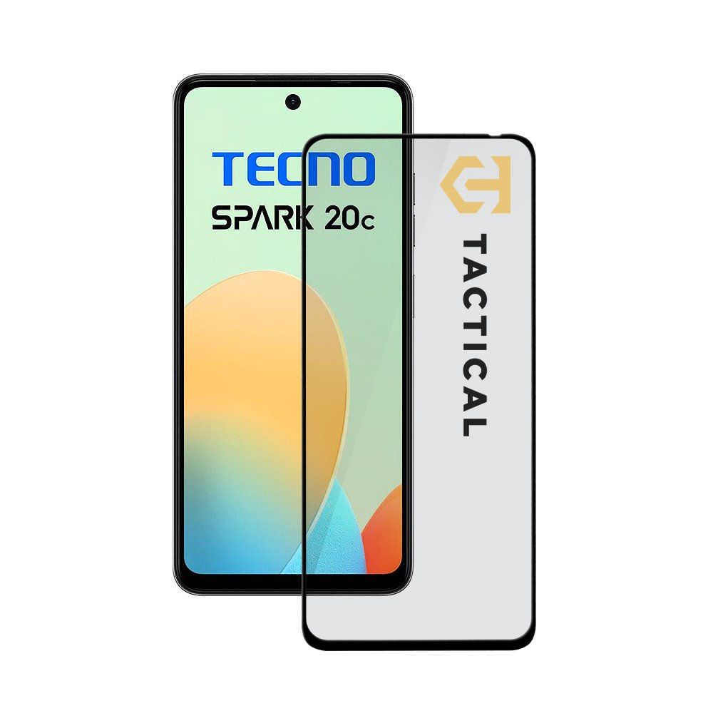 Tactical Glass Shield 5D sklo pro Tecno Spark 20c Black 8596311245169