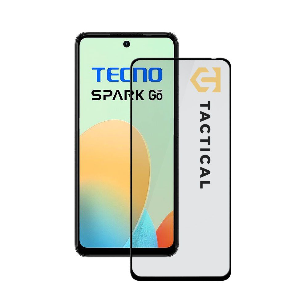 Tactical Glass Shield 5D sklo pro Tecno Spark GO 2024 Black 8596311245138