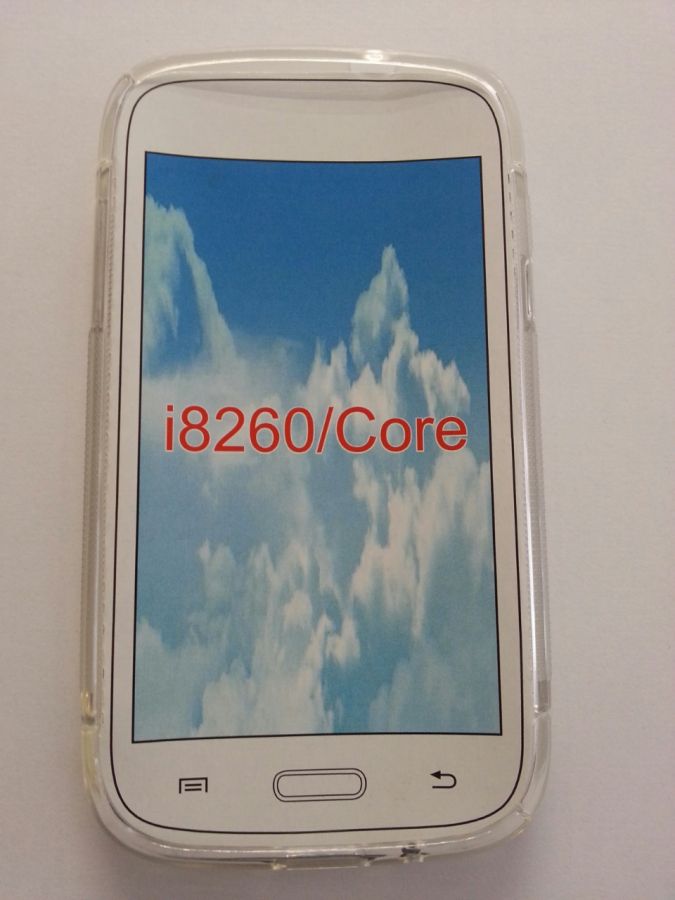Pouzdro ForCell Lux S Samsung i8260 Galaxy Core čiré