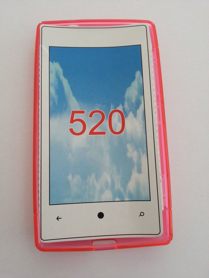 Pouzdro ForCell Zadní Kryt Lux S pro Nokia Lumia 520 růžové