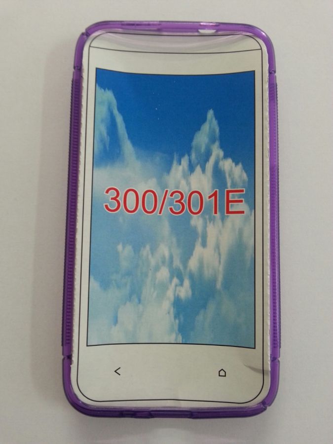 Pouzdro ForCell Lux S HTC Desire 300/301E fialové
