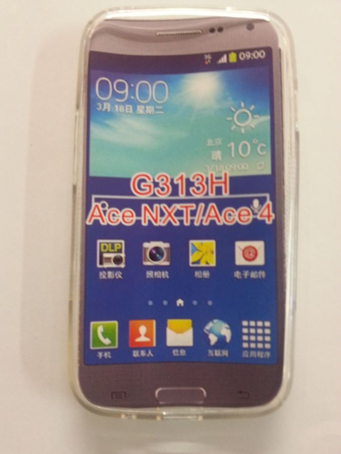 Pouzdro ForCell Lux S pro Samsung Galaxy Ace 4/G313H čiré