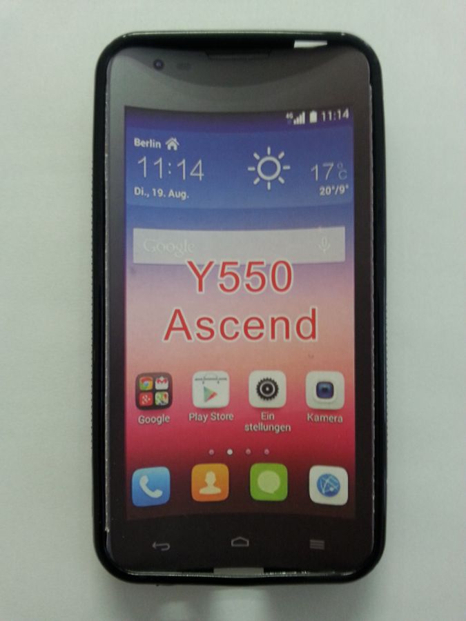 Pouzdro ForCell Lux S pro Huawei Ascend Y550 černé