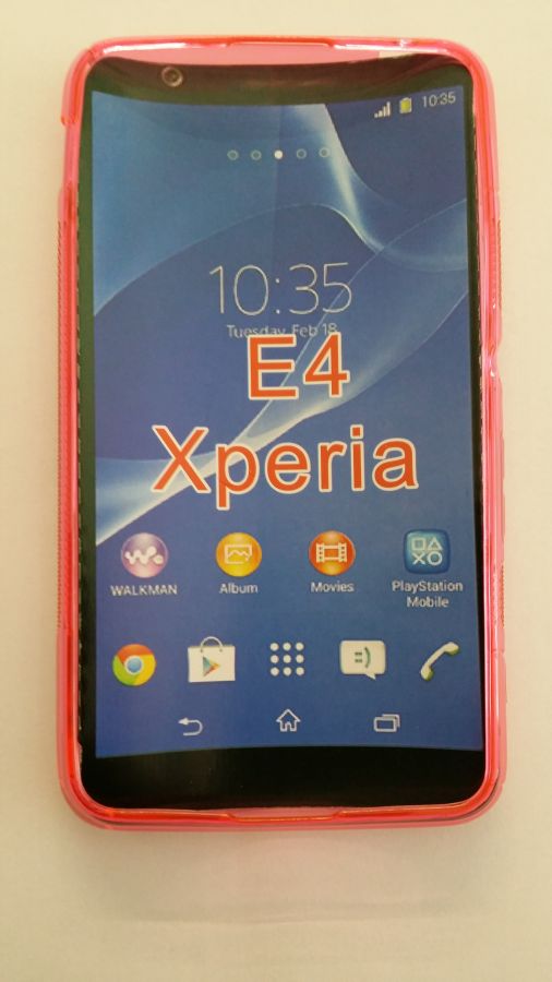 Pouzdro ForCell Lux S pro Sony Xperia E4 růžové
